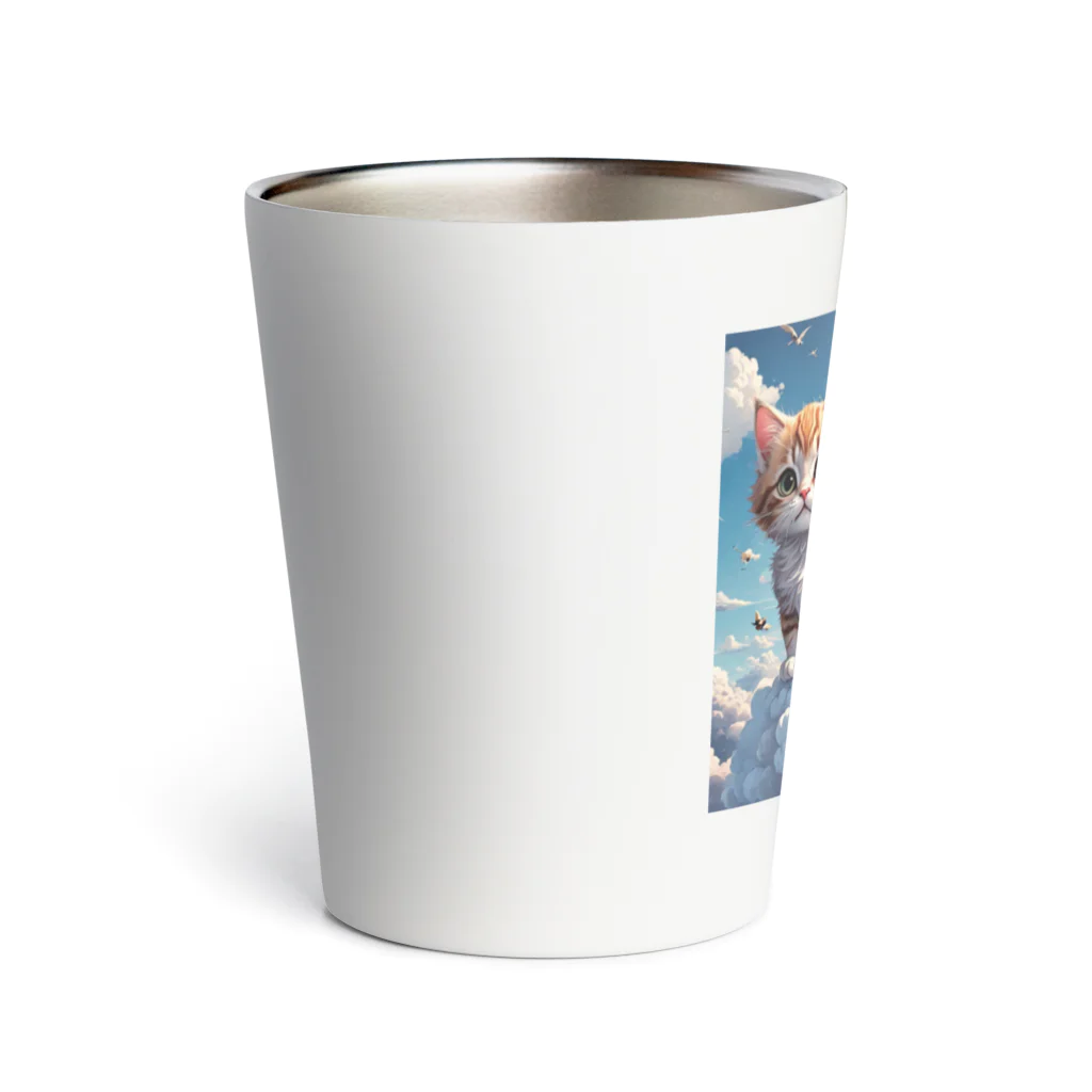 HIROICの雲猫 Thermo Tumbler