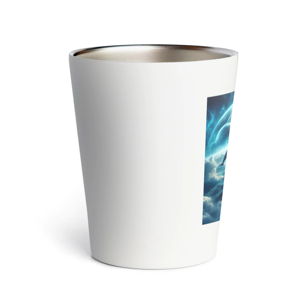 Mangetu2024の宇宙海（イルカ） Thermo Tumbler