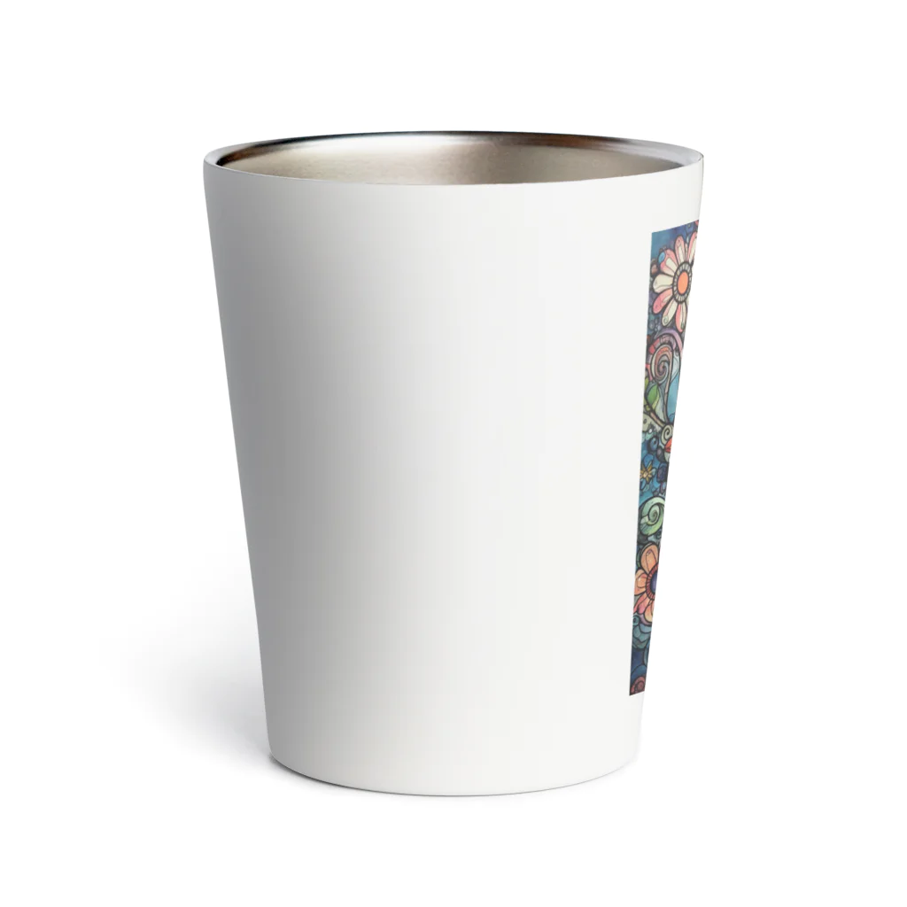 癒し屋（iyashiya）のFlowers１ Thermo Tumbler