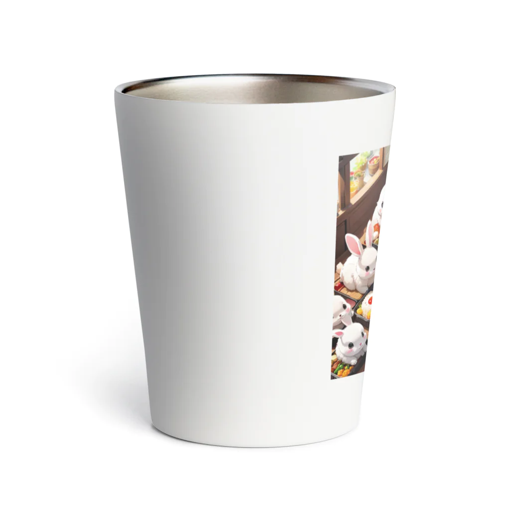 altemaの昼食中のうさぎ Thermo Tumbler