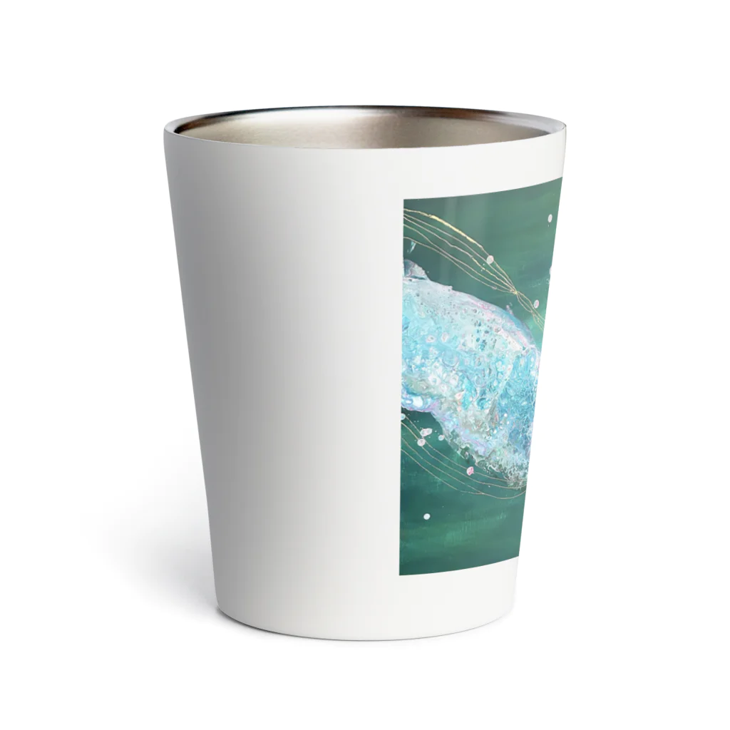 emilyart-japanの龍の背中 Thermo Tumbler