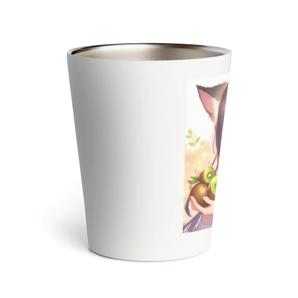 yos-1292583のねこニコばん Thermo Tumbler