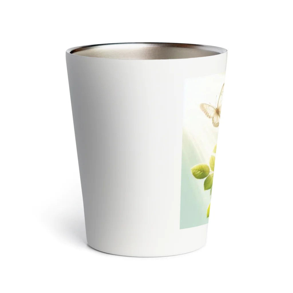 Rパンダ屋の「白薔薇」グッズ Thermo Tumbler