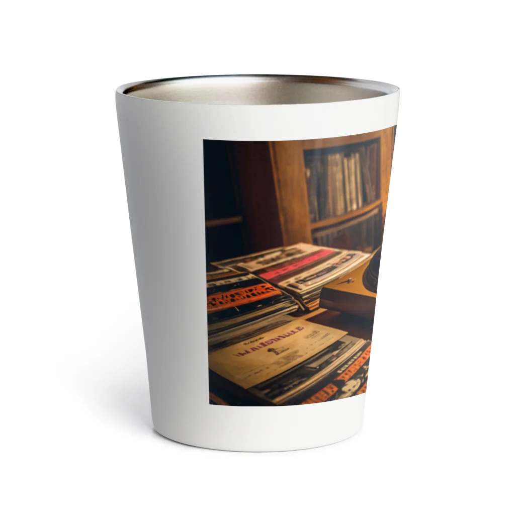 Lofi LoungeのVintage Record Thermo Tumbler