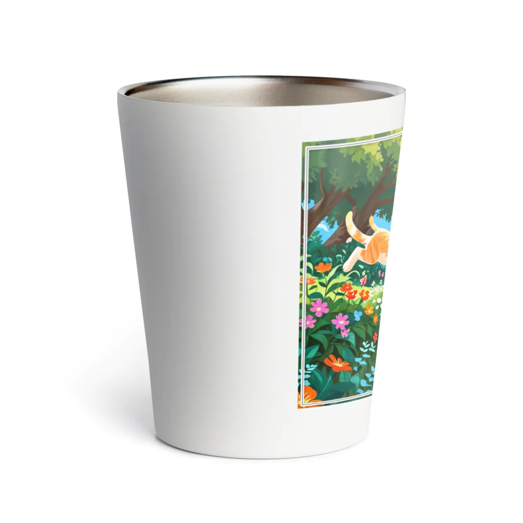 chibi_hikariのGrassPlay Kitties Thermo Tumbler