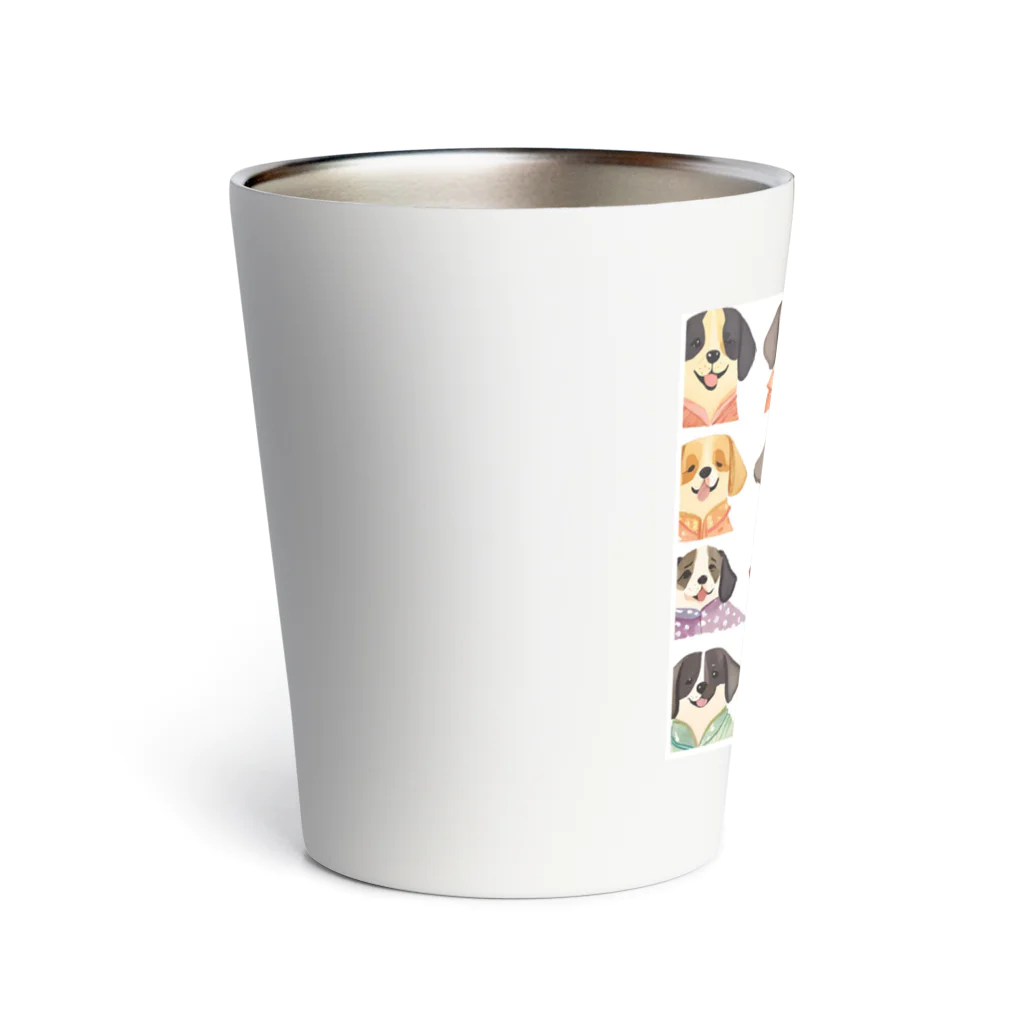 ハワイライフのアロハシャツ犬 Thermo Tumbler