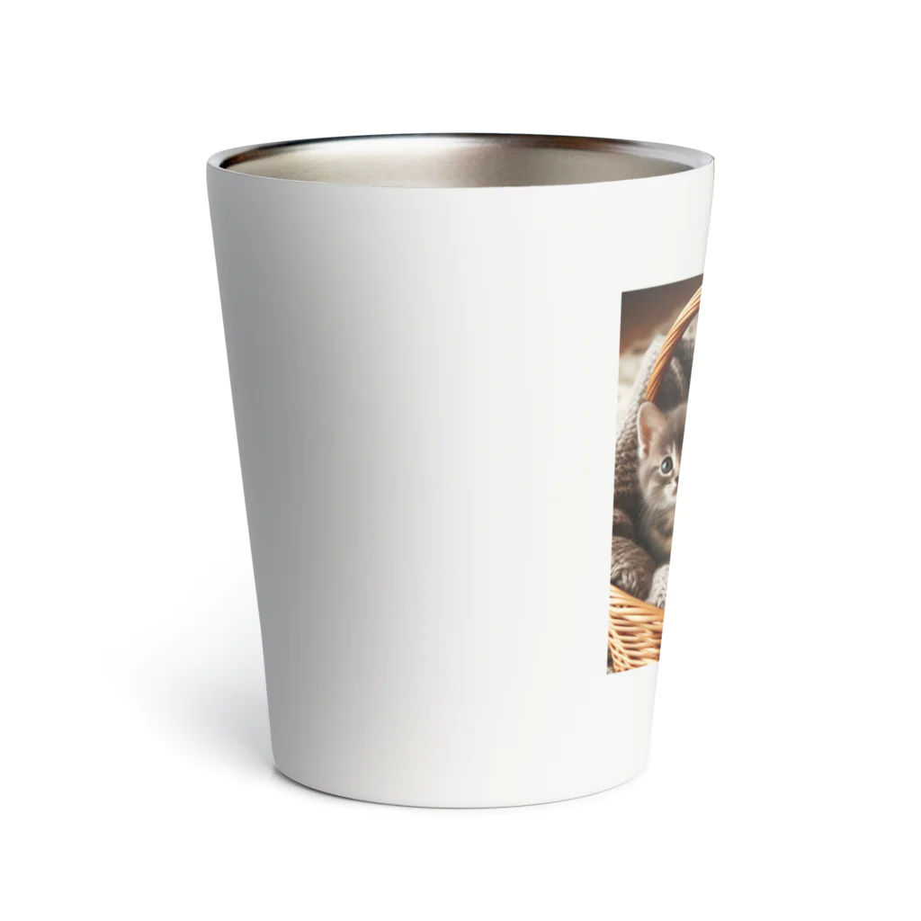 キャットパラダイス☆彡の3匹の猫ちゃんグッツ Thermo Tumbler