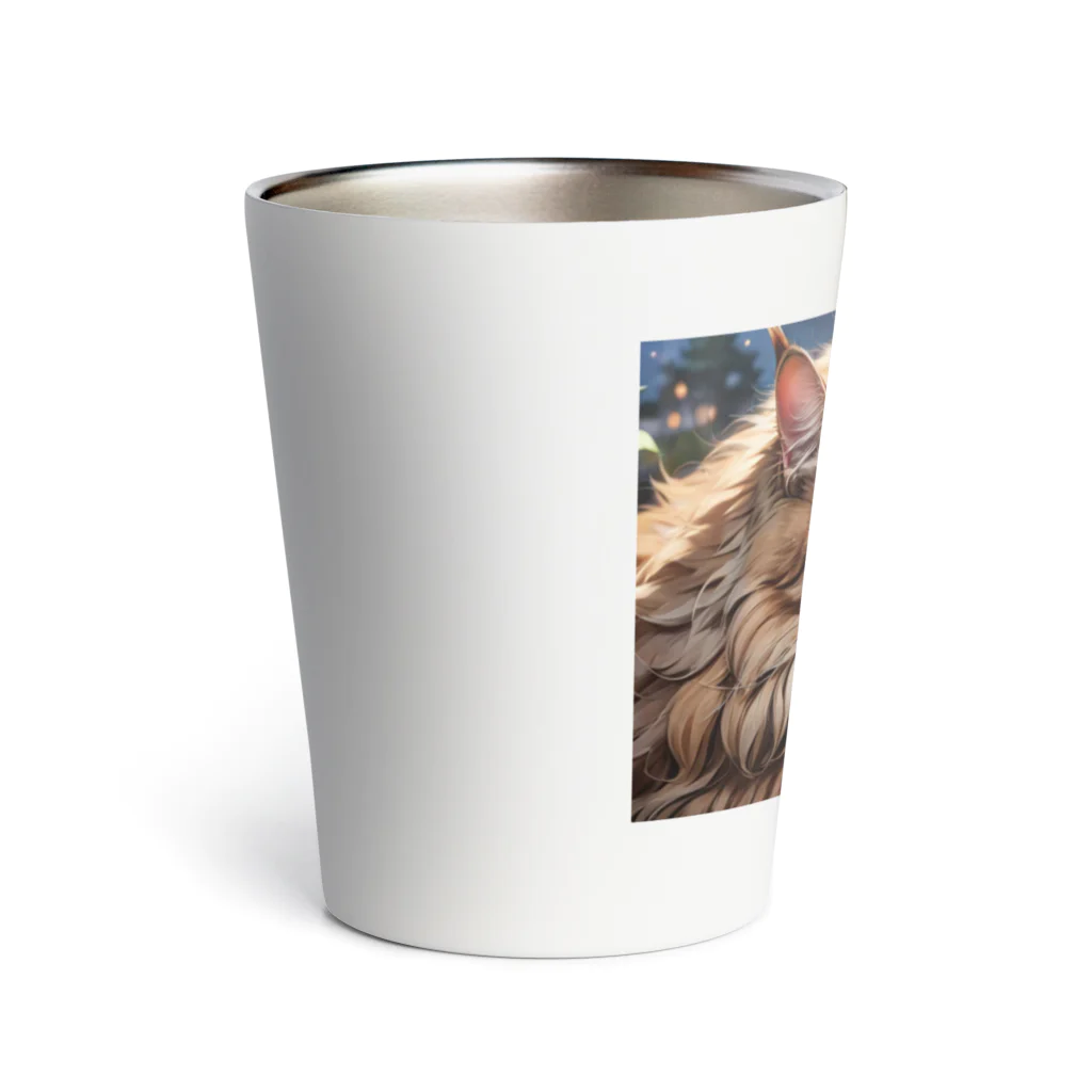 ねむねこのお店のふさふさねこ Thermo Tumbler