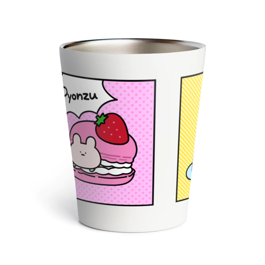 ぴょんずのおみせのおかしな3びき Thermo Tumbler