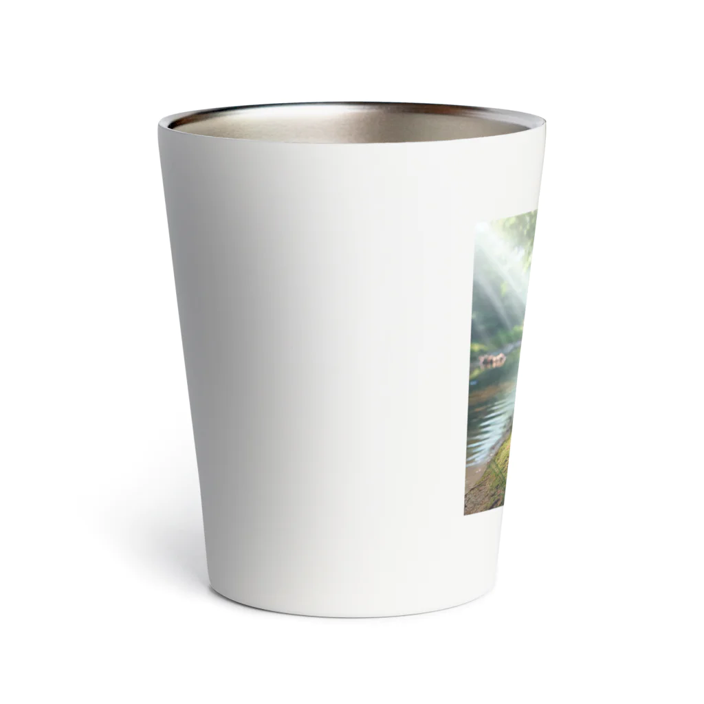 Tunakon_bのお昼寝カワウソ Thermo Tumbler