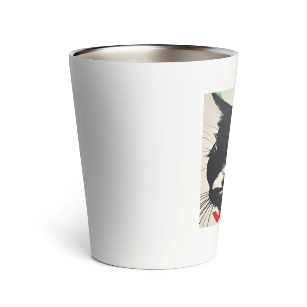 kk-welcomeの黒猫登場Ⅰ Thermo Tumbler