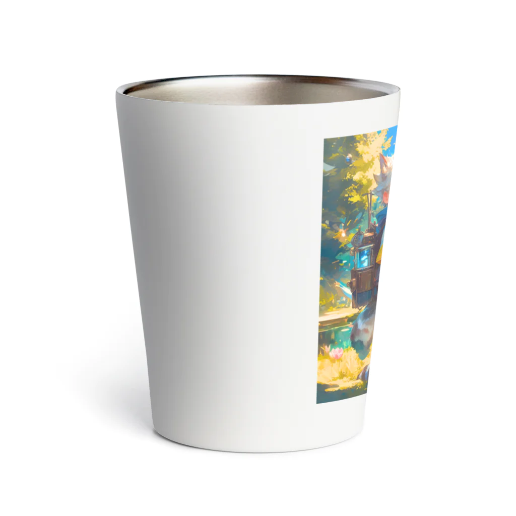 Mao's Fantasy Boxの【アライグマ】ともだちシリーズ Thermo Tumbler