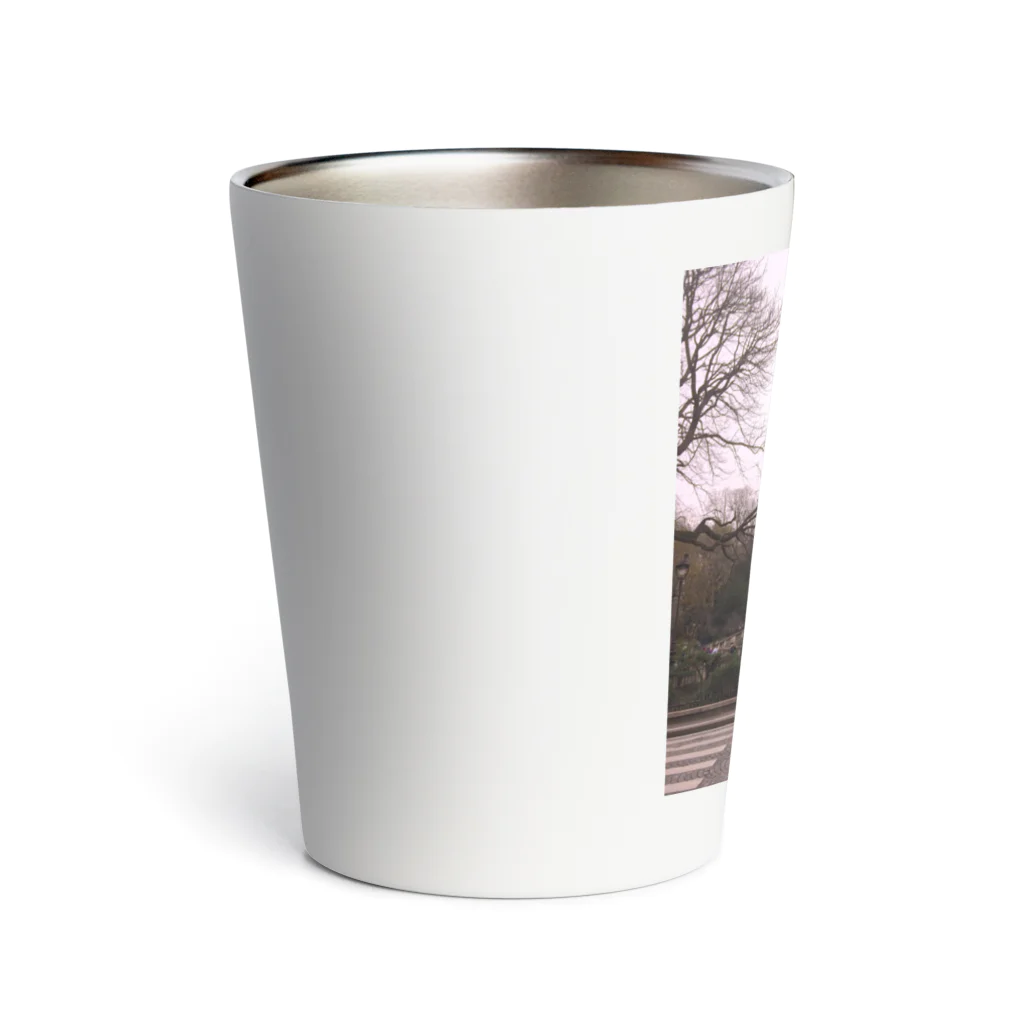 nightwalkerの冬のモンマルトルの丘 Thermo Tumbler