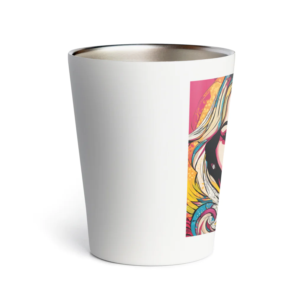 8890のポップアート Thermo Tumbler