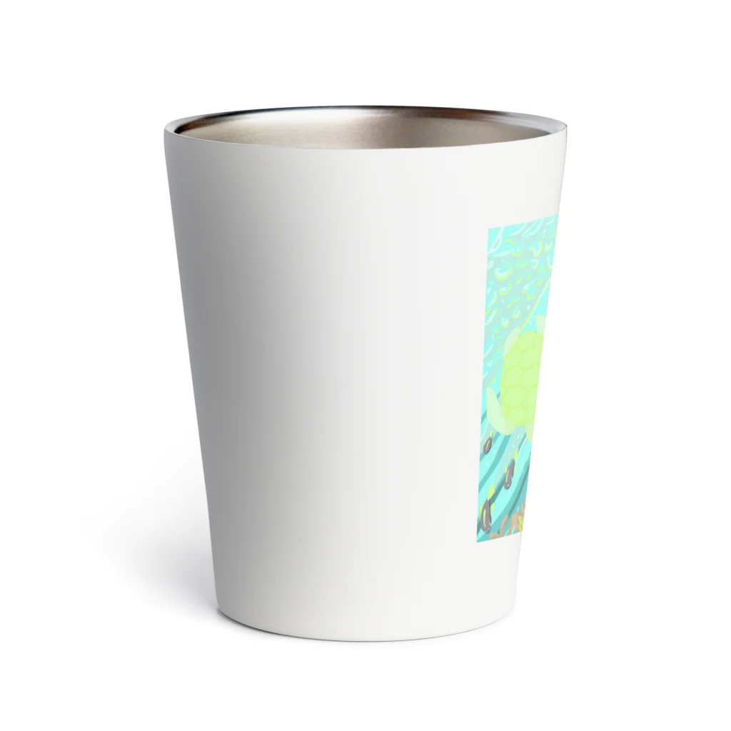 ariariartのBlue submarine【コラボ作品】 Thermo Tumbler