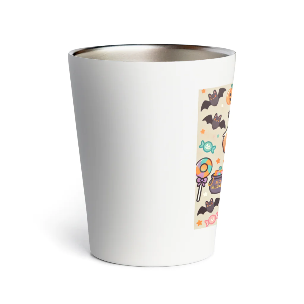 あとりえmignonのハロウィンドッグ Thermo Tumbler