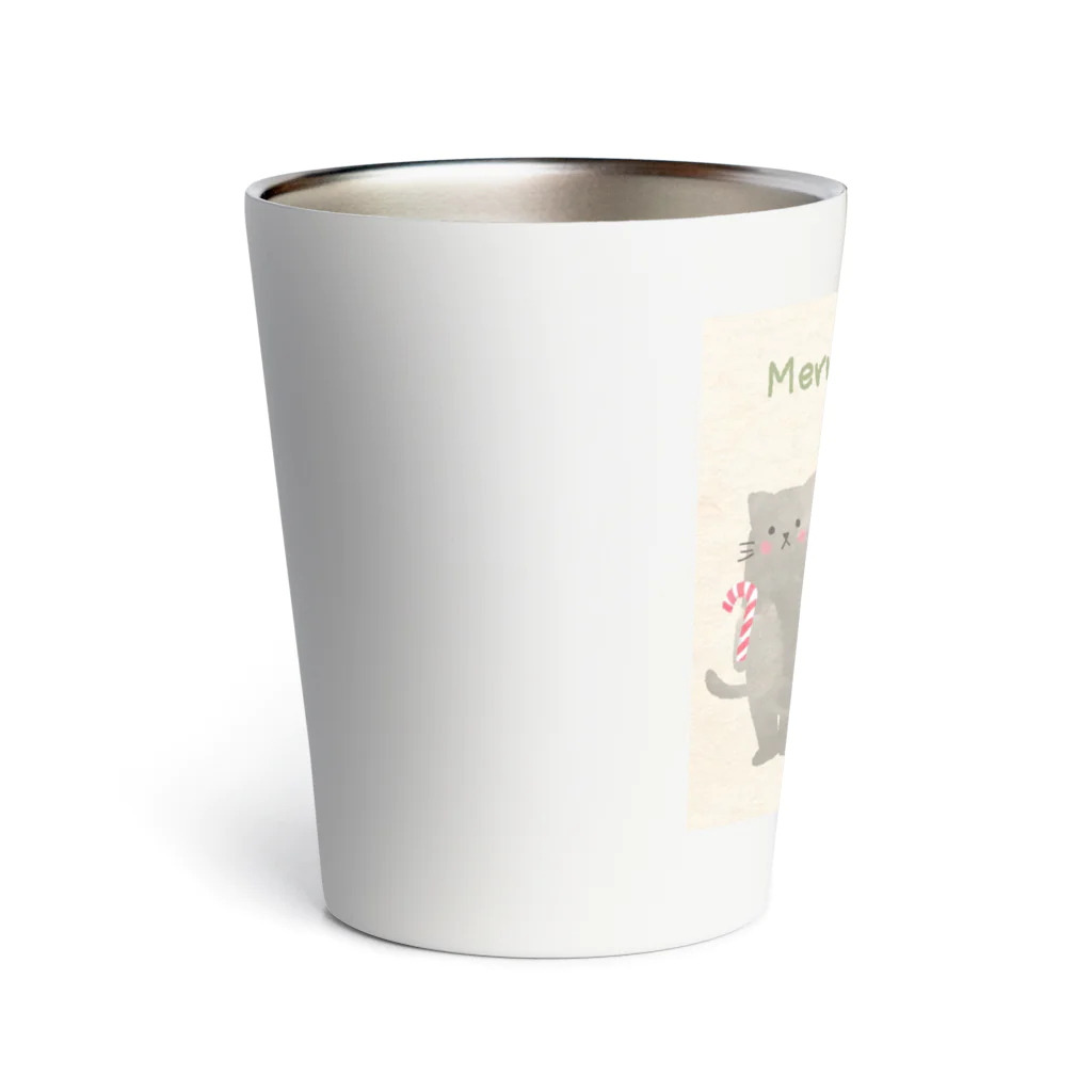 ほしかおのメリクリ３猫 Thermo Tumbler