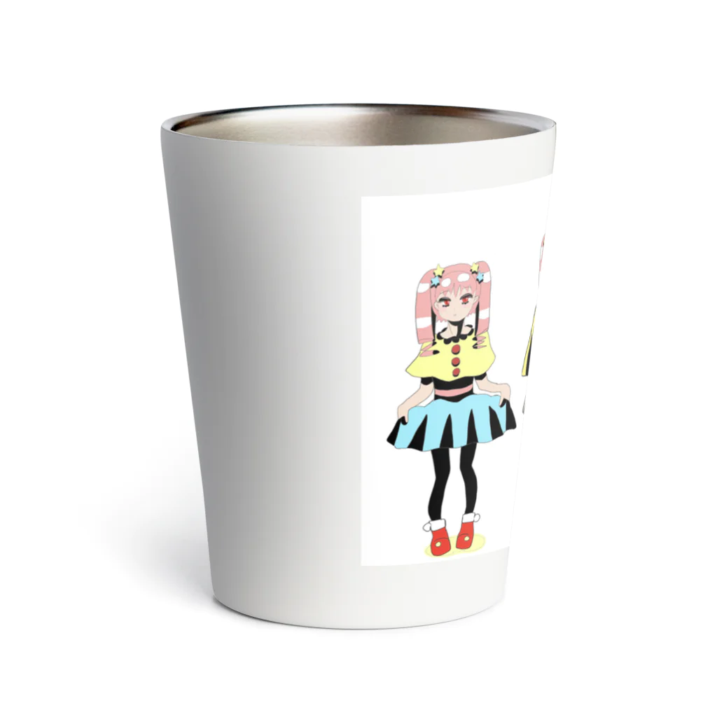 mikyacraft MIKA💓🌟赤い心臓のパステルちゃんズ Thermo Tumbler