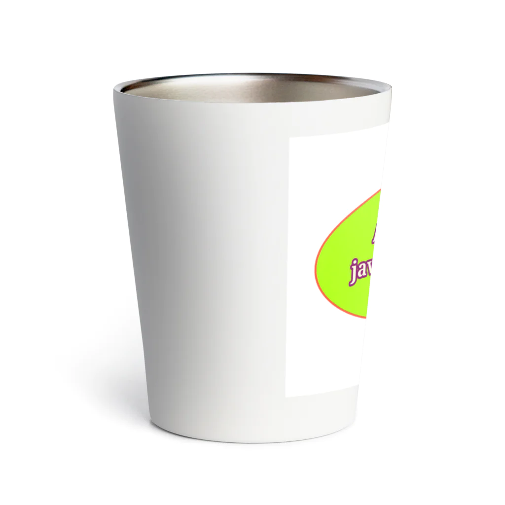 Lily bird（リリーバード）のA white japasparraw ロゴのみ Thermo Tumbler