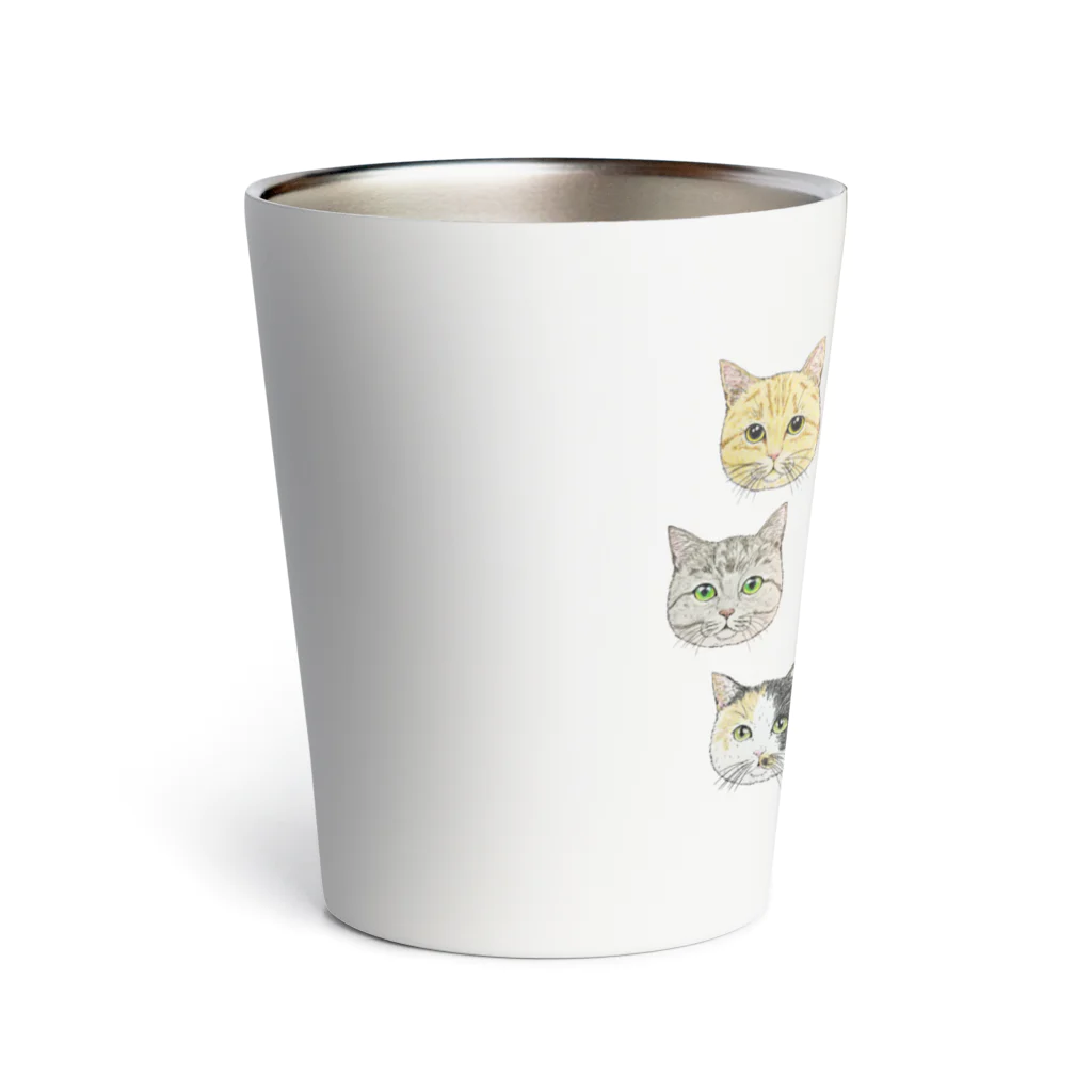 nemunoki paper itemの未来で出逢う猫 Thermo Tumbler