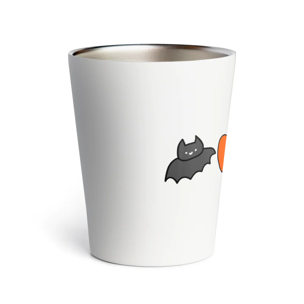 おもち屋さんのハロウィンの仲間たち Thermo Tumbler