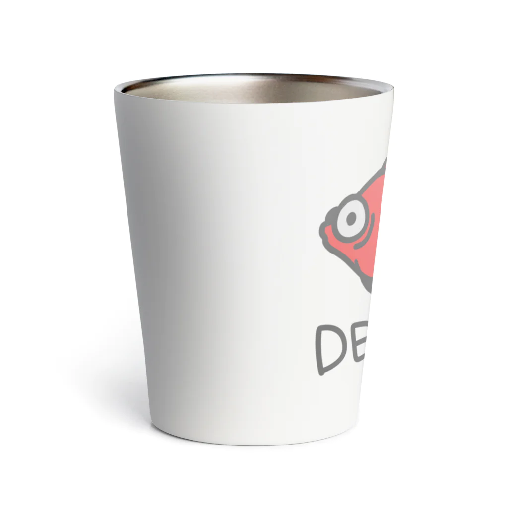 千月らじおのよるにっきのDEMEKIN(赤) Thermo Tumbler