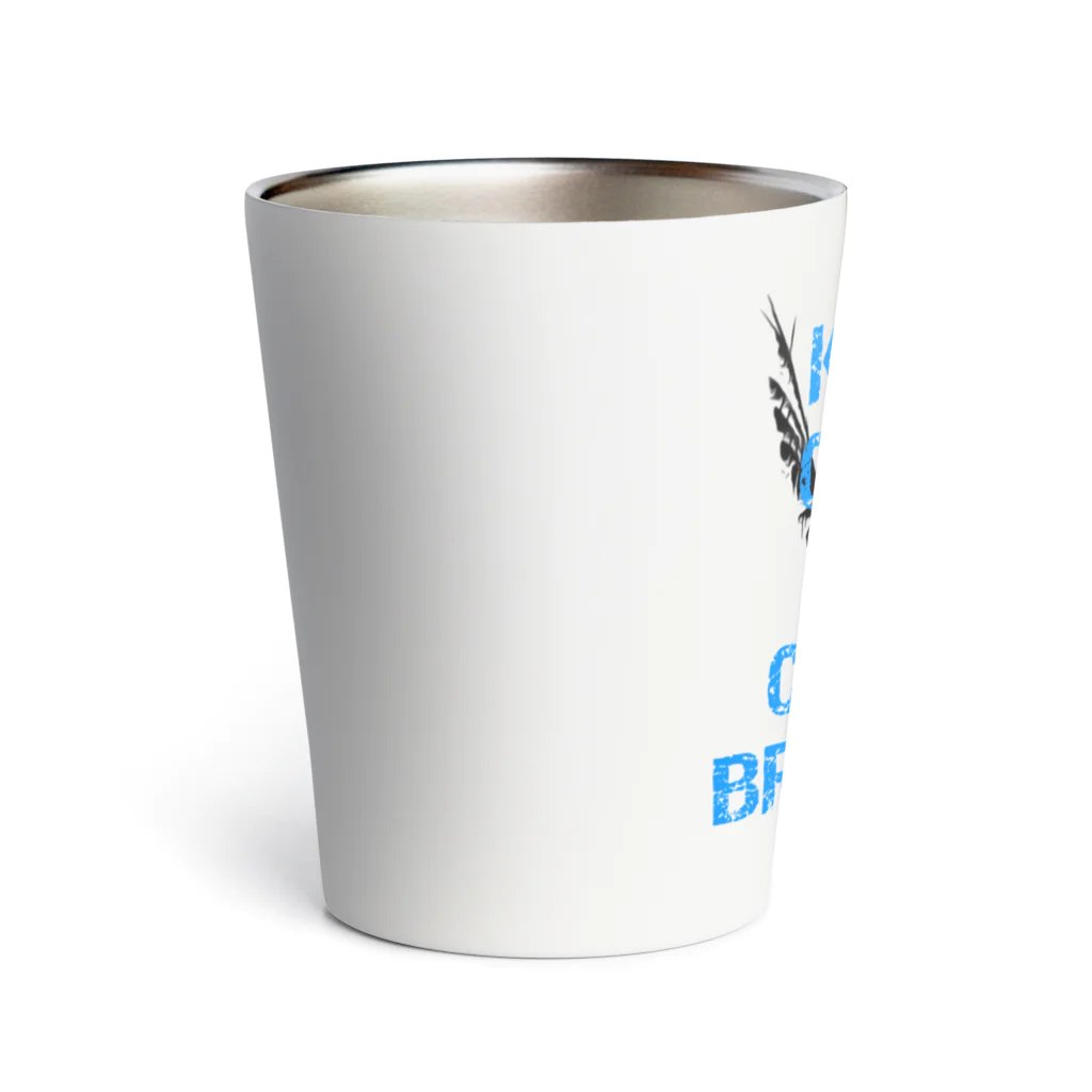 座敷ふくろうのKEEP CALM AND CARRY BROWNIE Thermo Tumbler