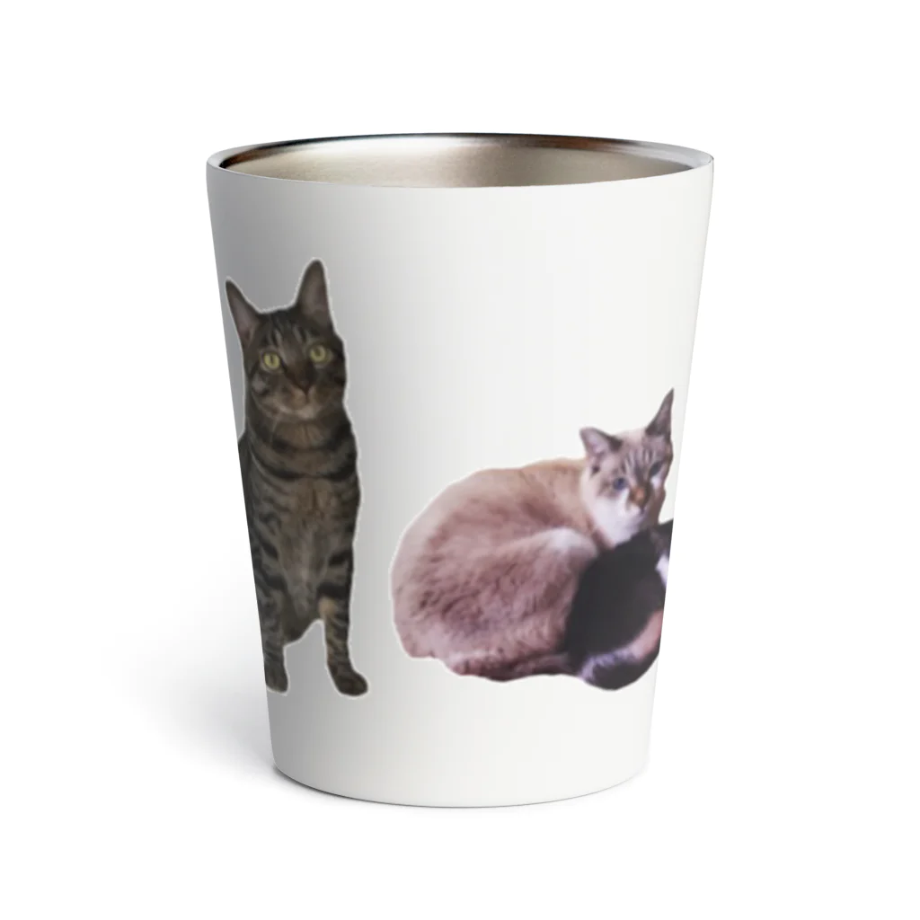 ごまわさびのSETAGAYA CATS Thermo Tumbler