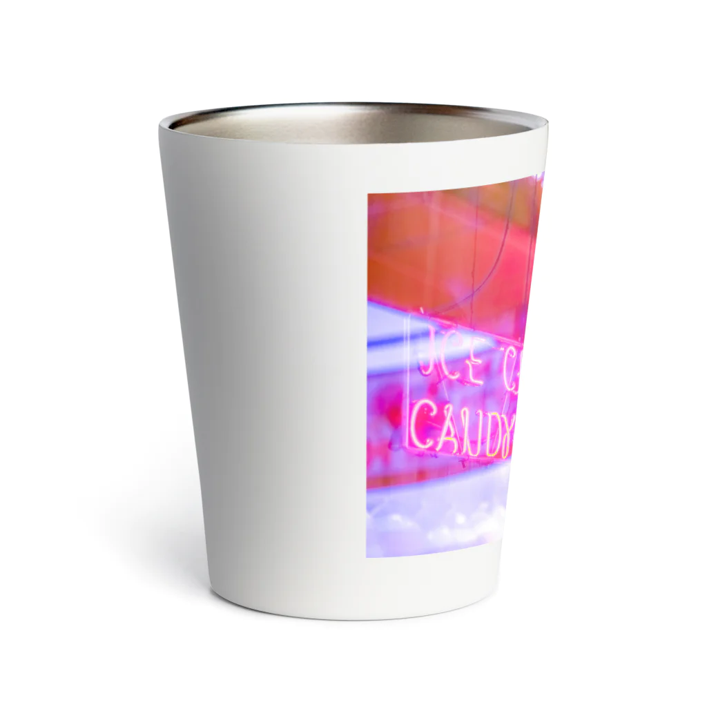 NEON LIGHT STARSのAPPLE NEON 横 Thermo Tumbler