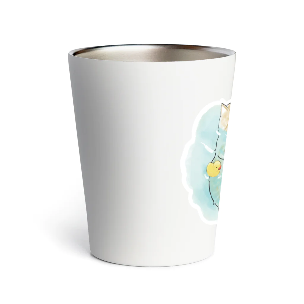 mofusandの海とにゃんこ Thermo Tumbler