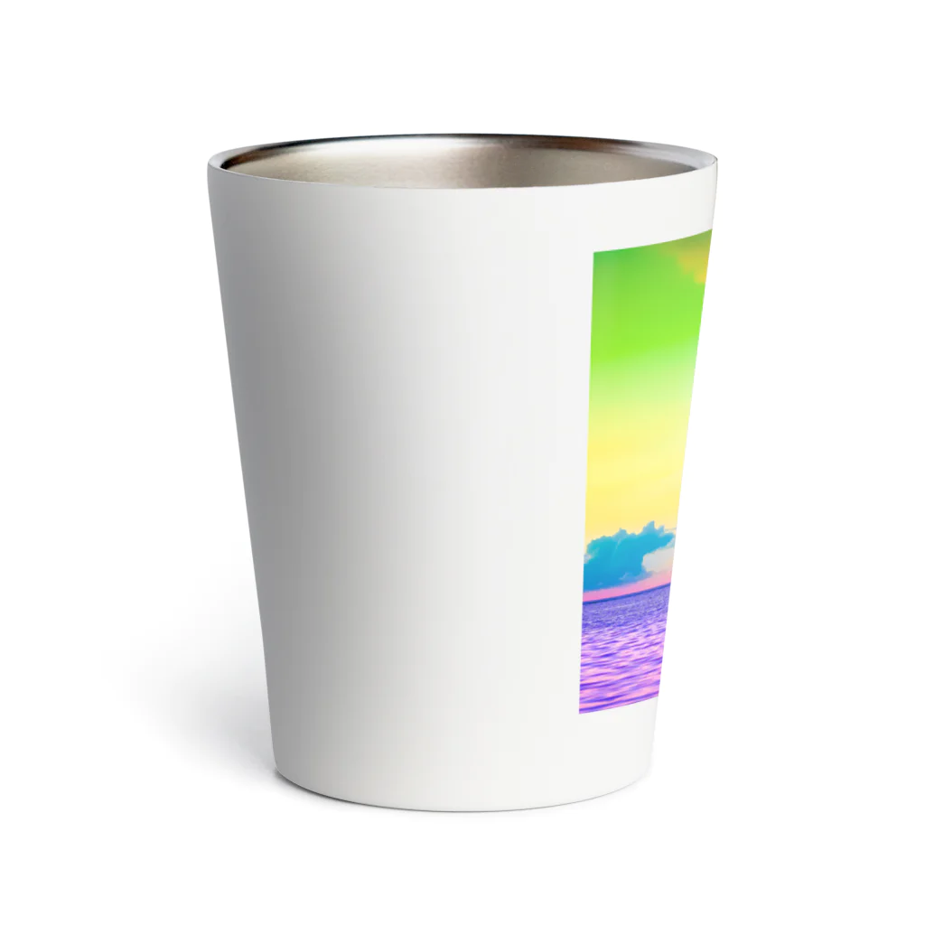 NEON LIGHT STARSのブドウメローイエロー Thermo Tumbler