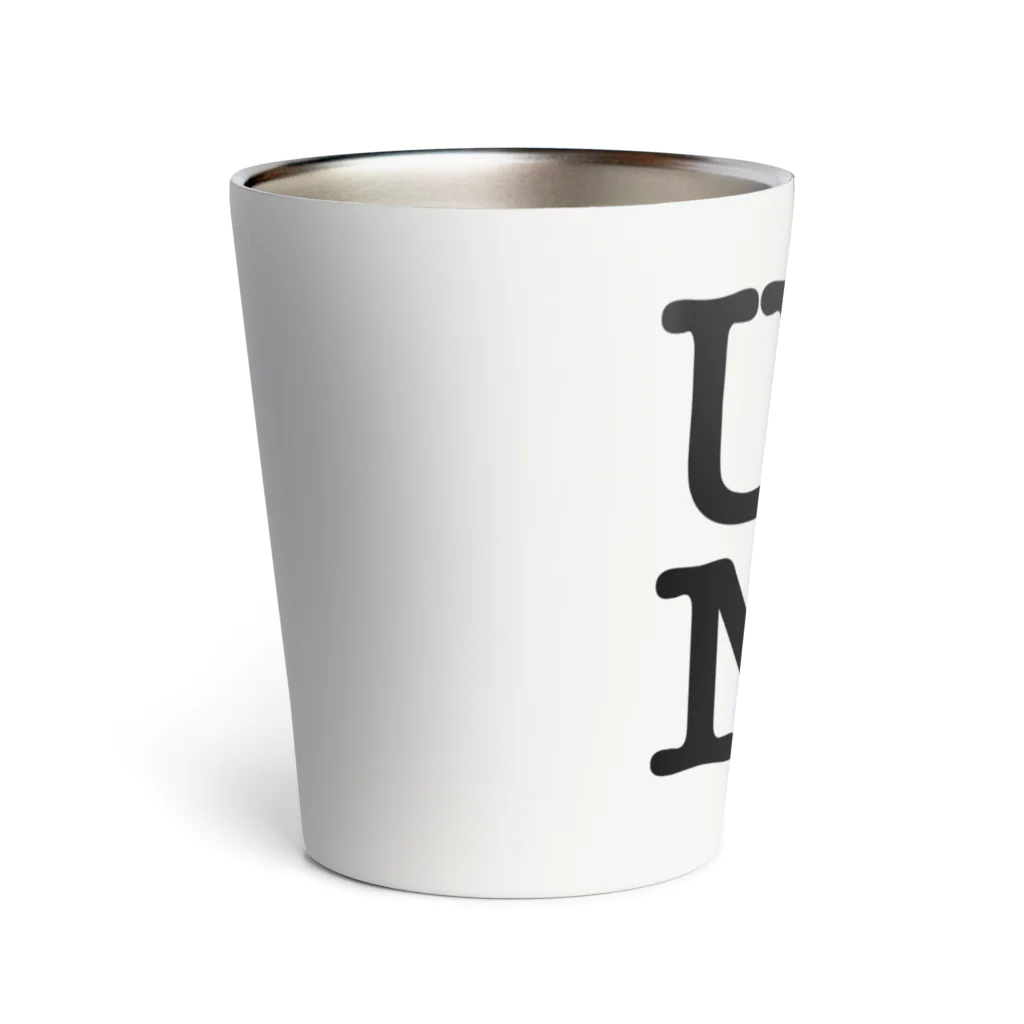 うの UNOのI LOVE UNO（黒文字） Thermo Tumbler