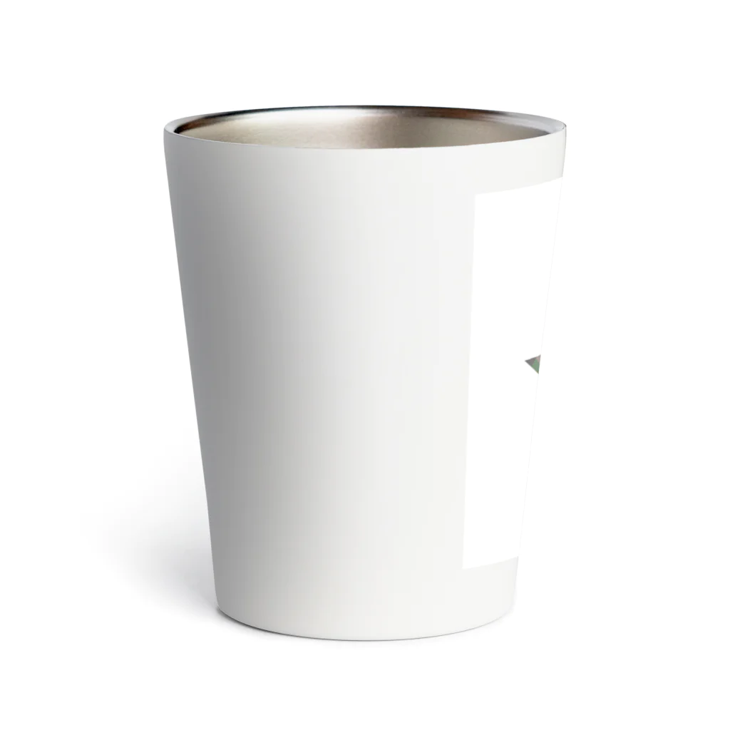 綺麗何学模様の虹×スター×虹（ホワイト） Thermo Tumbler