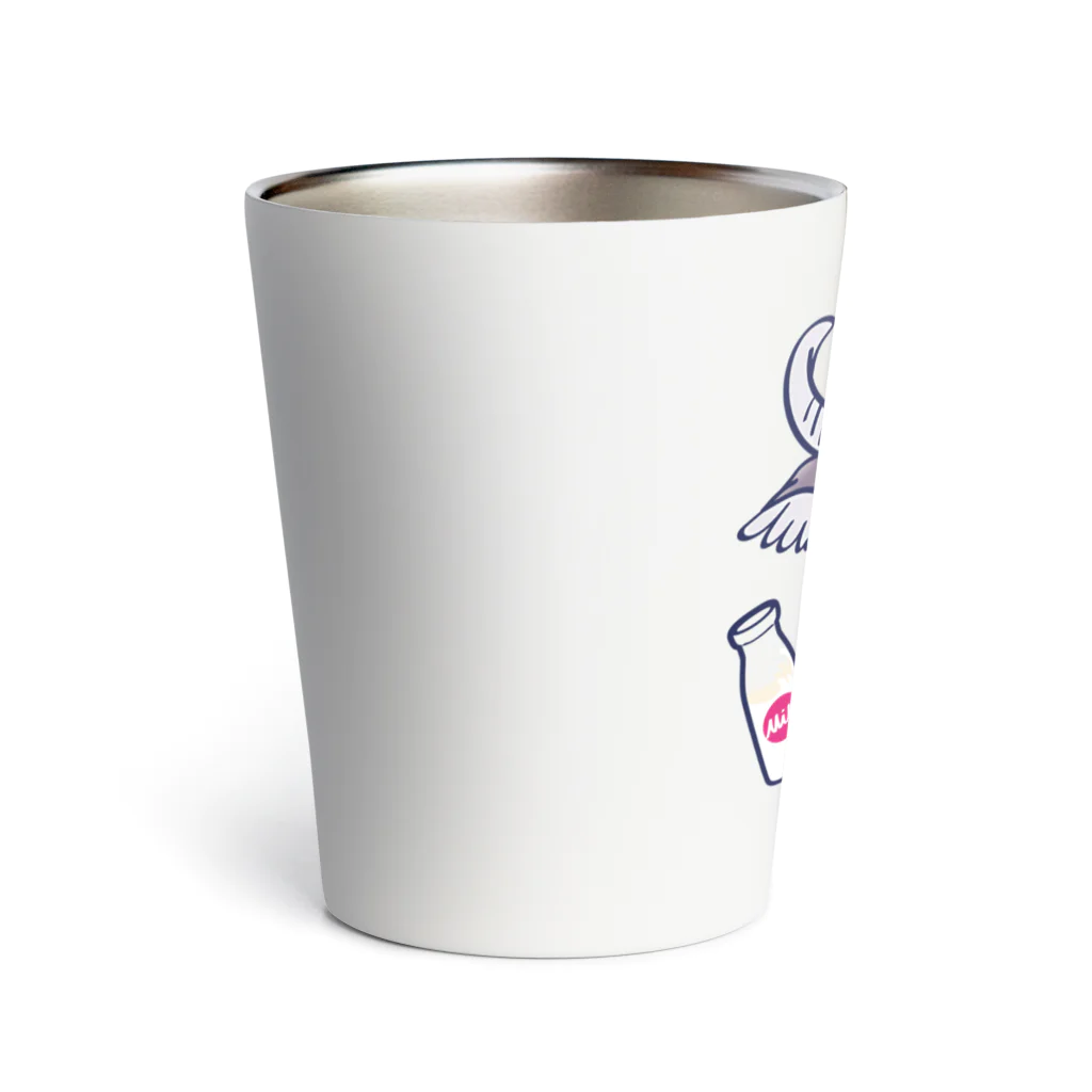 イラスト MONYAAT のテヘペロ水牛くん Thermo Tumbler