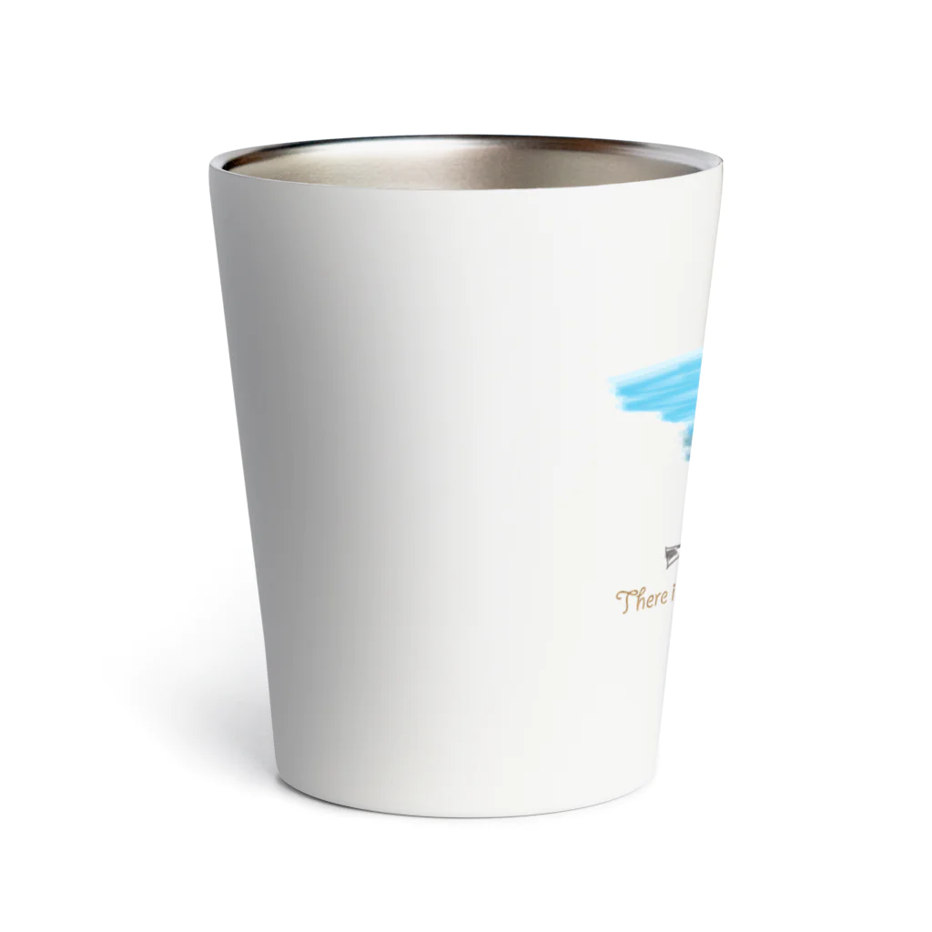 mORita工房の雲の向こうは、いつも青空 Thermo Tumbler