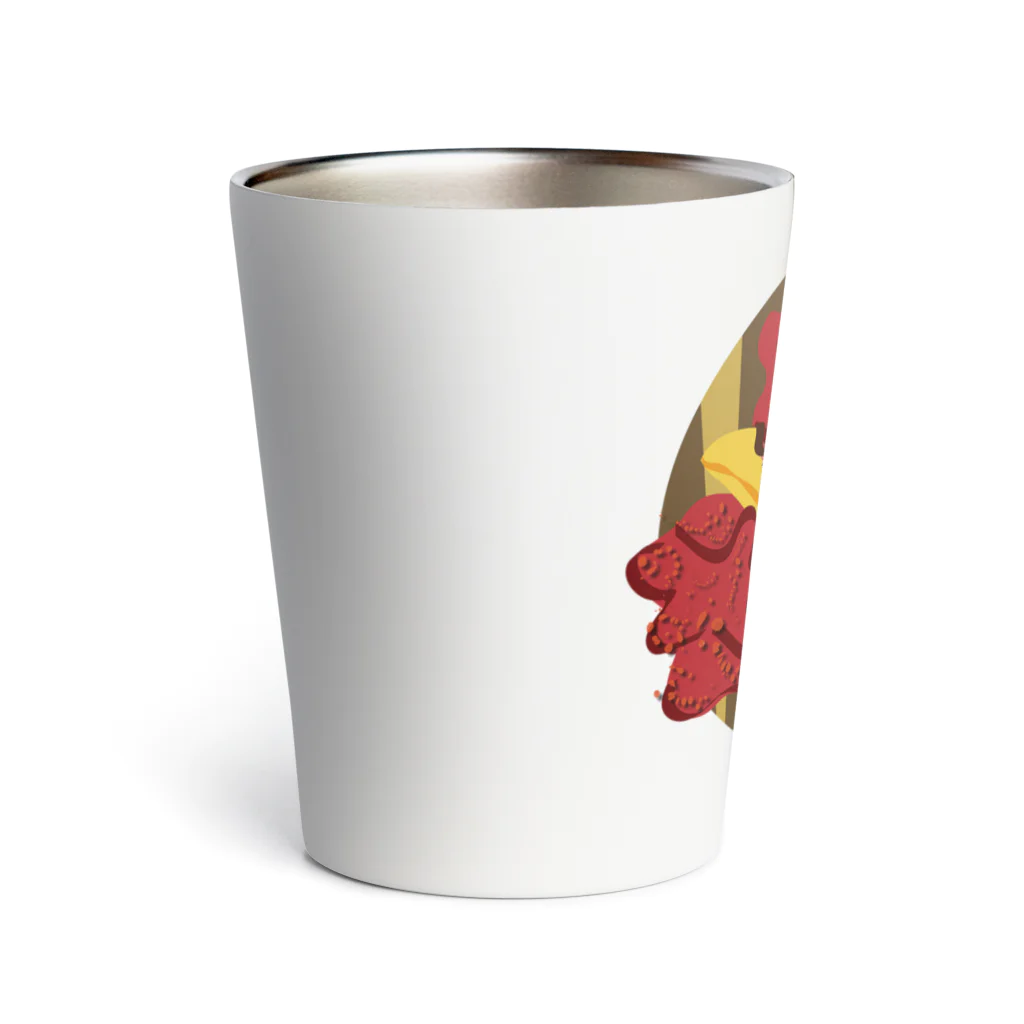 3eyesのZODIAC rooster（酉）　円 Thermo Tumbler