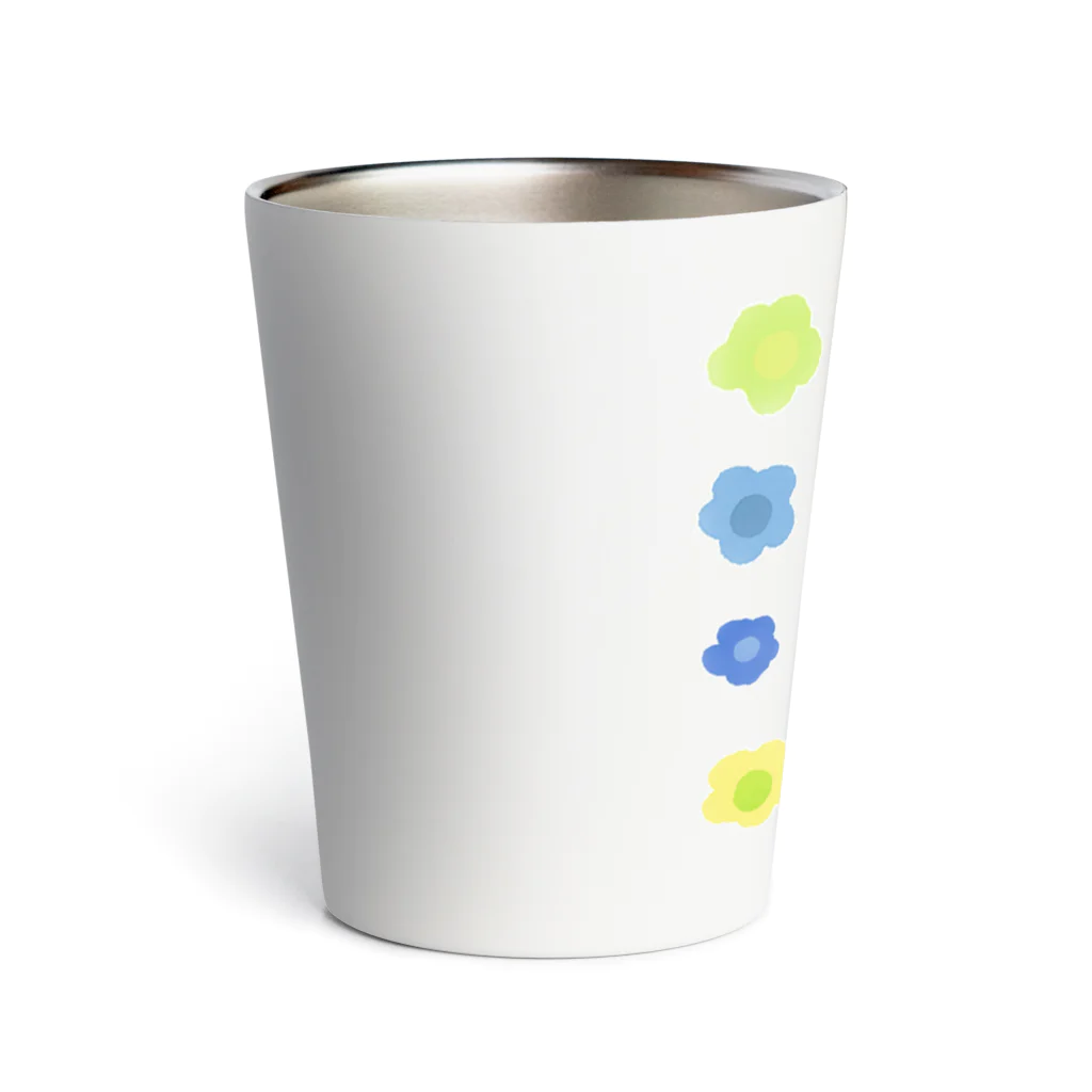 inko andのcute flowers Thermo Tumbler