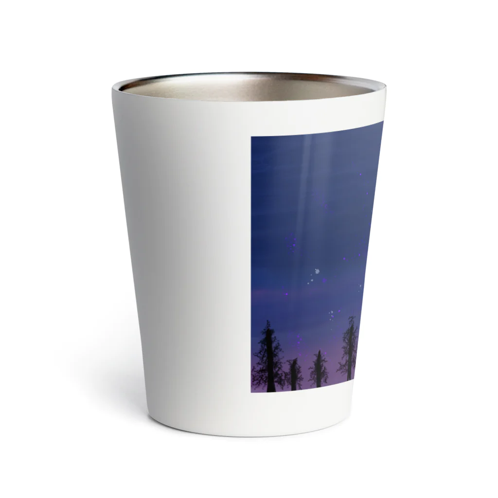 石丸沙織の濃紺と紫の星空 Thermo Tumbler