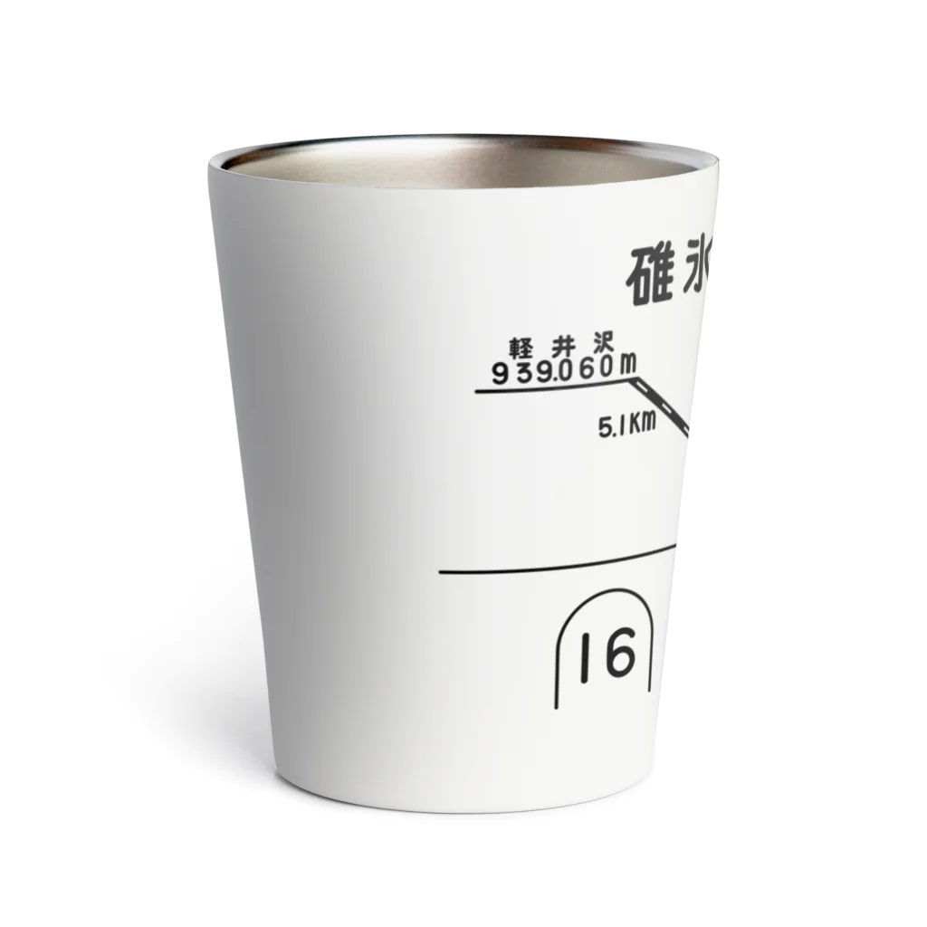 新商品PTオリジナルショップの熊ノ平駅観光案内看板（下地無し） Thermo Tumbler