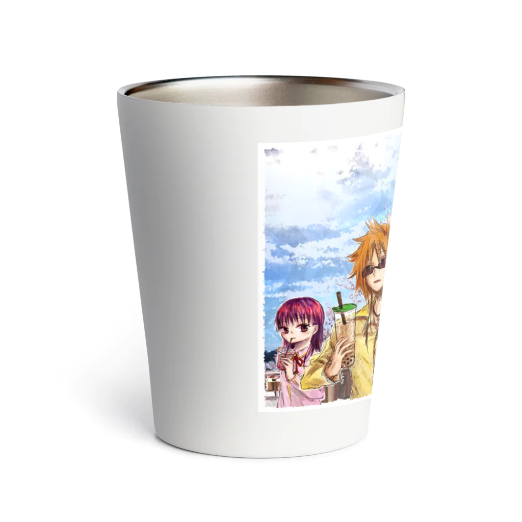 志瓜のSUZURIの帰タピ部 Thermo Tumbler