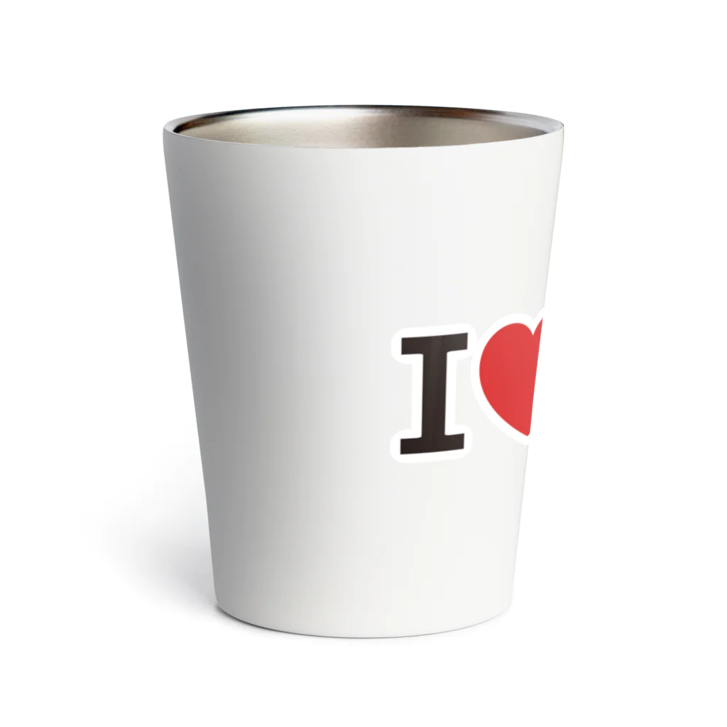 ＩＯＳＴのI love IOST（横型） Thermo Tumbler