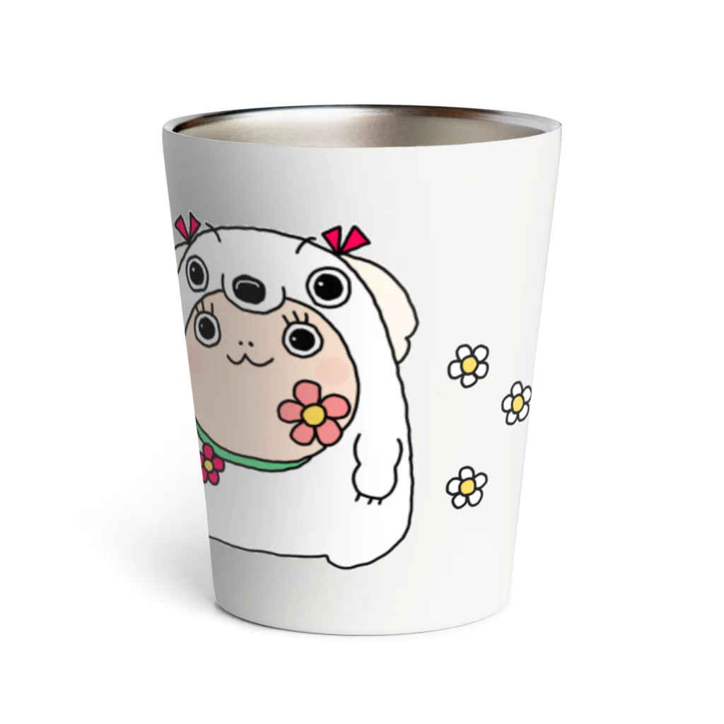 爪工房REVERSIのまるコロ(おはな) Thermo Tumbler