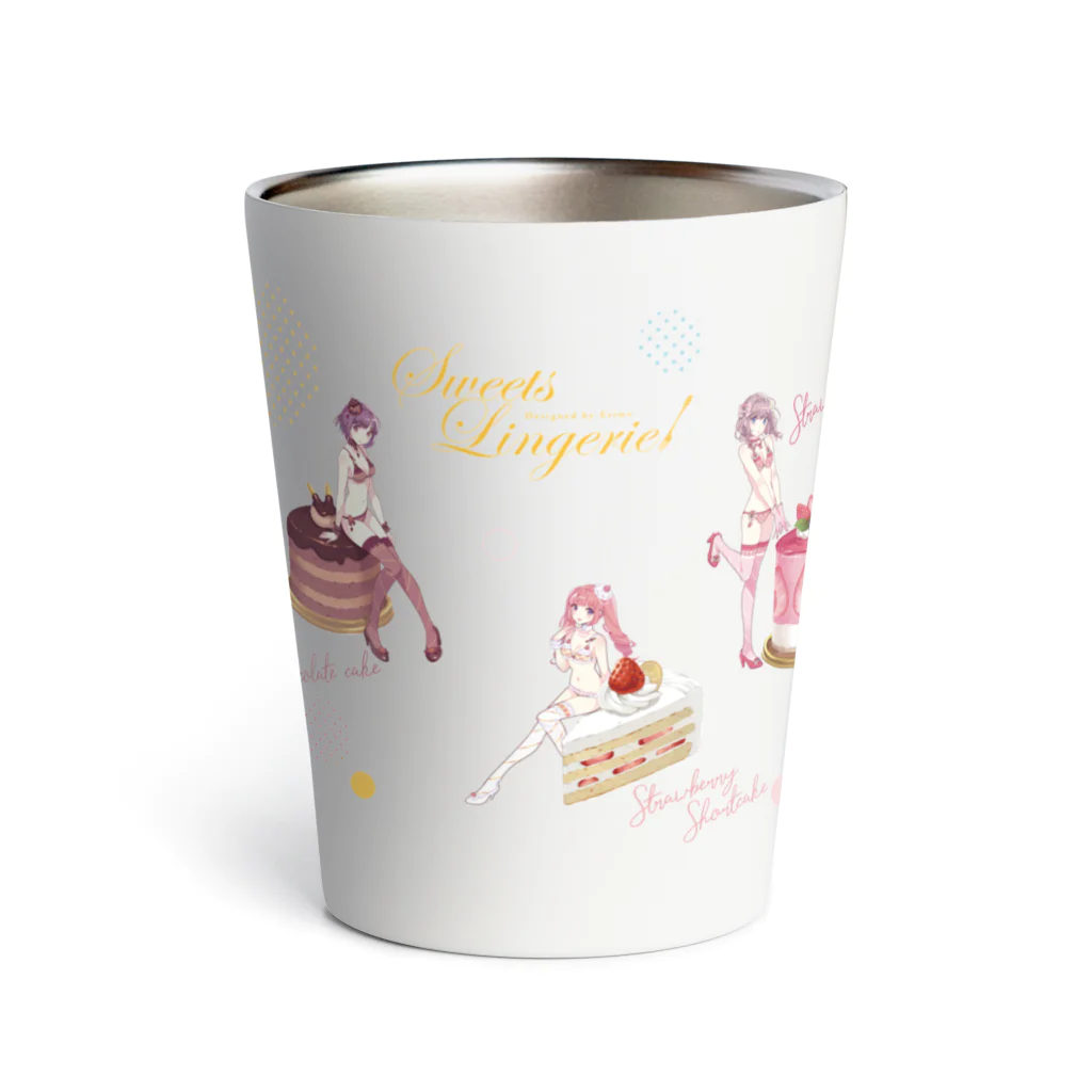 ERIMO–WORKSのSweets Lingerie tumbler "SWEETS PARTY"  サーモタンブラー