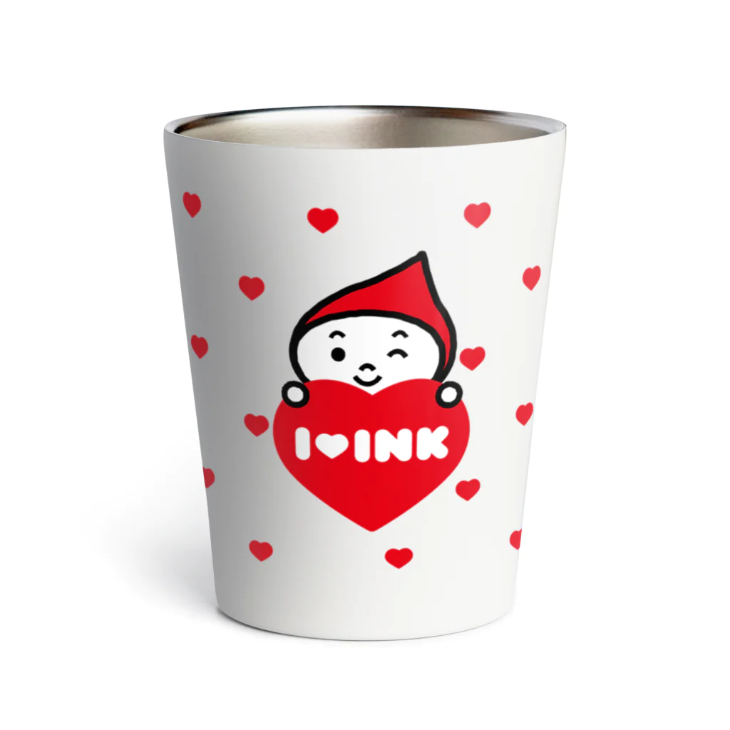 それゆけ！インキちゃん！のI love INK サーモタンブラー Thermo Tumbler