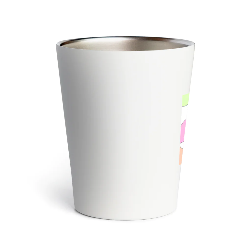 BUNBUN KURUKURUのカラフルまるり Thermo Tumbler