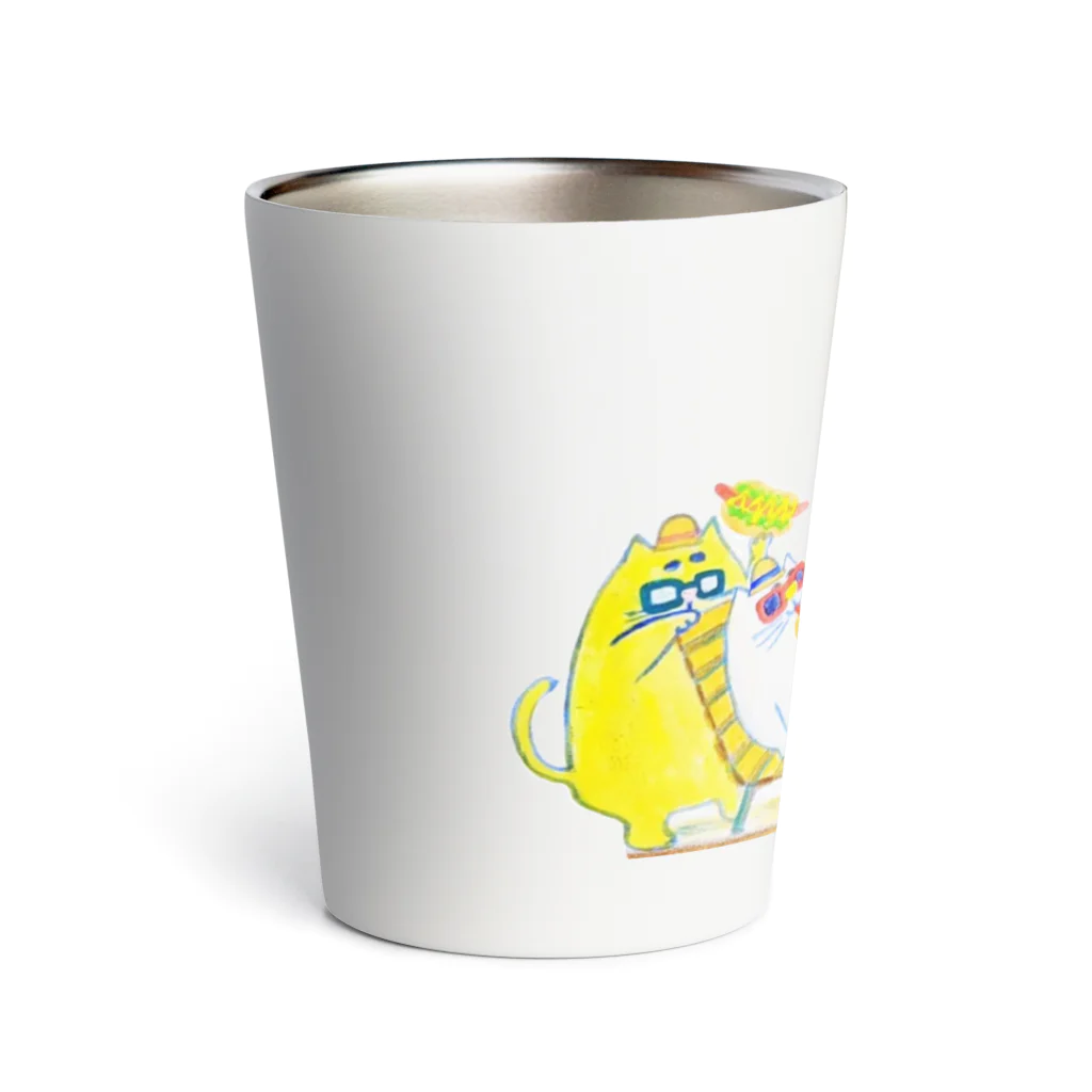 【Yuwiiの店】ゆぅぅぃーのねこねこへぶん Thermo Tumbler