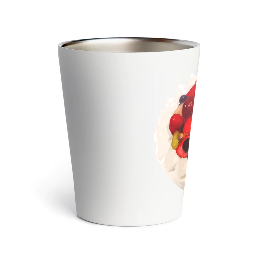 kimchinのフルーツたっぷりのデコレーションケーキ Thermo Tumbler