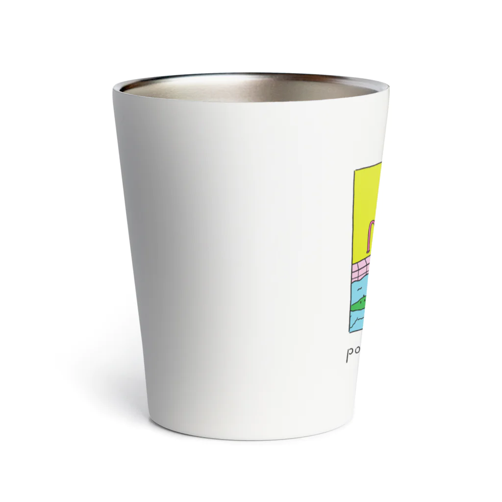 Futakawa Mayuのグッズショップのpool ワニ Thermo Tumbler