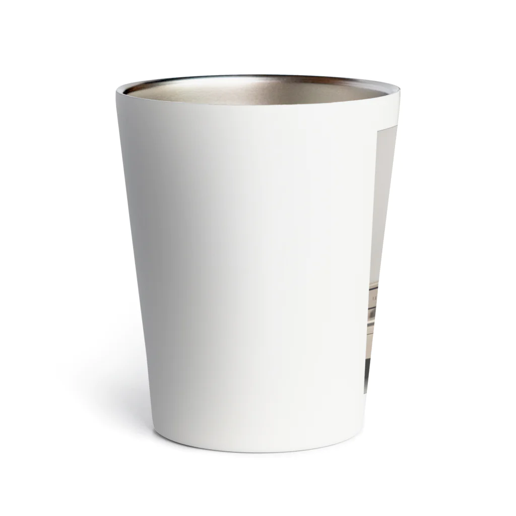 こむぎSHOPのピアノの上のこむぎ Thermo Tumbler