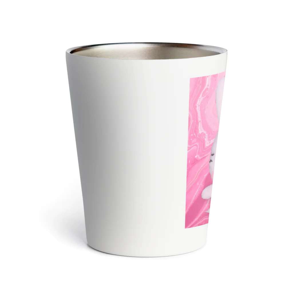 pupupuchiusaのSNSのトプ画のぷちゃん Thermo Tumbler